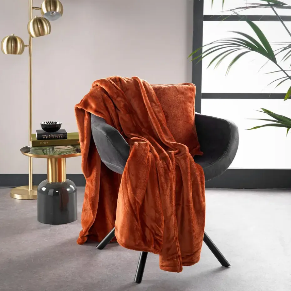 Plaid Billy - Potters Clay - 150x200 cm