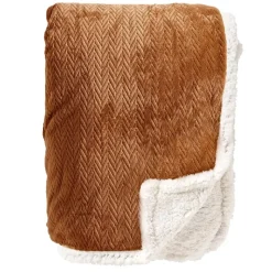 Plaid Bobby - Tobacco Brown - 150x200 cm