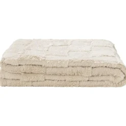 Plaid Sjors - zand - 130x170 cm