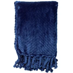 Plaid Ziggy - Insignia Blue - 140x180 cm