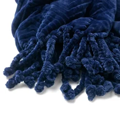 Plaid Ziggy - Insignia Blue - 140x180 cm