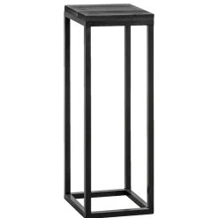 Plantentafel Gijs - zwart - 70x25x25 cm