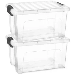 Plasticforte Multi Storage Opslagbox - transparant - 16.5L