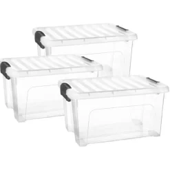 Plasticforte Multi Storage Opslagbox - transparant - 16.5L