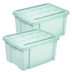 Plasticforte Multi Storage Opslagbox - mintgroen - 16L