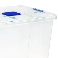 Plasticforte Opslagbak met deksel - 1x - 86L - 62 x 45 x 47 cm