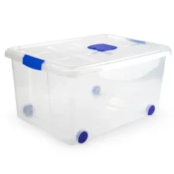 Plasticforte Opslagbak met deksel - 1x - 57L - 62 x 45 x 32 cm