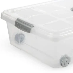 Plasticforte Opslagbak met deksel - 1x - 31L - 62 x 45 x 18 cm