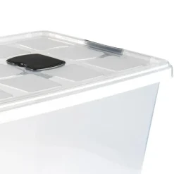 Plasticforte Opslagbak met deksel - 1x - 86L - 62 x 45 x 47 cm