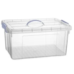 Plasticforte Opslagbox AZUL - transparant - 34 liter