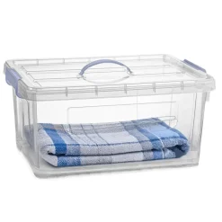 Plasticforte Opslagbox AZUL - transparant - 34 liter