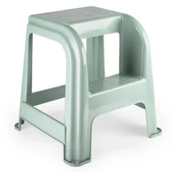 Plasticforte Opstapkrukje - 2 tredes - groen - 45 cm