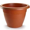 Plasticforte Plantenpot - terracotta bruin - 40x33 cm - kunststof