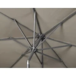 Platinum Riva stokparasol 3 m. rond - Teak Taupe