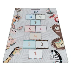 Play Hinkel Speeltapijt - 160x230 cm - Grijs - Vloerkleed Kinderkamer