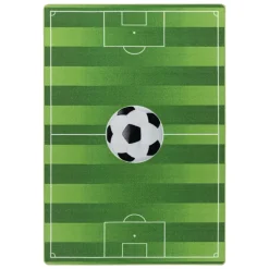 Play Voetbal Speeltapijt - 120x170 cm - Groen - Vloerkleed Kinderkamer