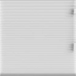 Plisségordijn dubbel 25mm lichtdoorlatend - wit (10323)