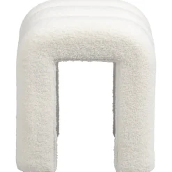 Poef Alfaro - wit - 45x38x41 cm