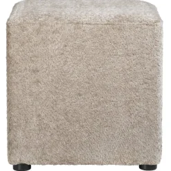 Poef Cloe - zand - 43x43x43 cm