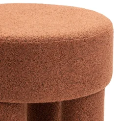 Poef Demi - Bouclé Roest