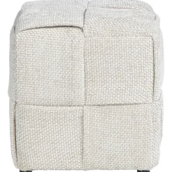 Poef Granada - zand - 40x37x37 cm