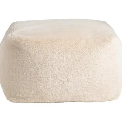 Poef Hein - crème - 30x40x40 cm