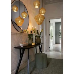 Poef Nalani - Groen - 38x38x45cm