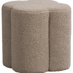 Poef Valencia - taupe - 38xØ35 cm