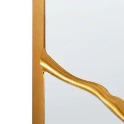 POIVRES - Wandspiegel - Goud - 80 x 80 cm - Glas