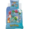 Pokémon Dekbedovertrek Starter Evolution - Eenpersoons - 140 x 200 cm - Katoen