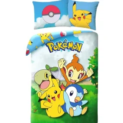 Pokémon Dekbedovertrek, Team - Eenpersoons - 140 x 200 cm - Katoen
