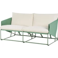 PONTE - Tweezitsbank - Groen - Staal