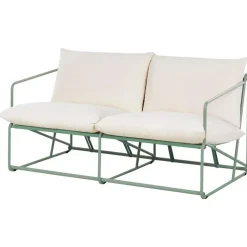 PONTE - Tweezitsbank - Groen - Staal