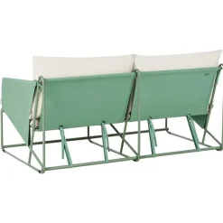 PONTE - Tweezitsbank - Groen - Staal