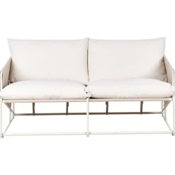 PONTE - Tweezitsbank - Taupe - Staal