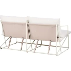 PONTE - Tweezitsbank - Taupe - Staal