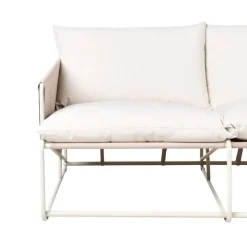 PONTE - Tweezitsbank - Taupe - Staal