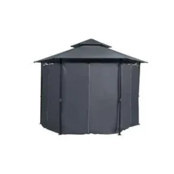 PORTEL - Tuinpaviljoen - Grijs - Staal