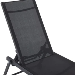 PORTOFINO - Strandstoel - Zwart - Aluminium