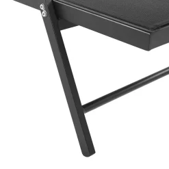 PORTOFINO - Strandstoel - Zwart - Aluminium