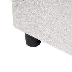 PRADES - Bed met opbergruimte - Lichtbeige - 140 x 200 cm - Polyester