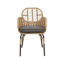 PRATELLO - Tuinstoel set van 4 - Naturel - Rotan