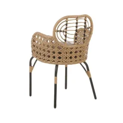 PRATELLO - Tuinstoel set van 4 - Naturel - Rotan