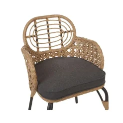 PRATELLO - Tuinstoel set van 4 - Naturel - Rotan