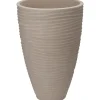 Pro Garden plantenpot - kunststof - zand/beige - 40 x 60 cm