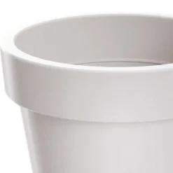 Prosperplast Bloempot - D40 x H35 cm - wit - kunststof