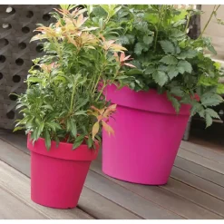 Prosperplast Plantenpot - kunststof - taupe - 25 cm