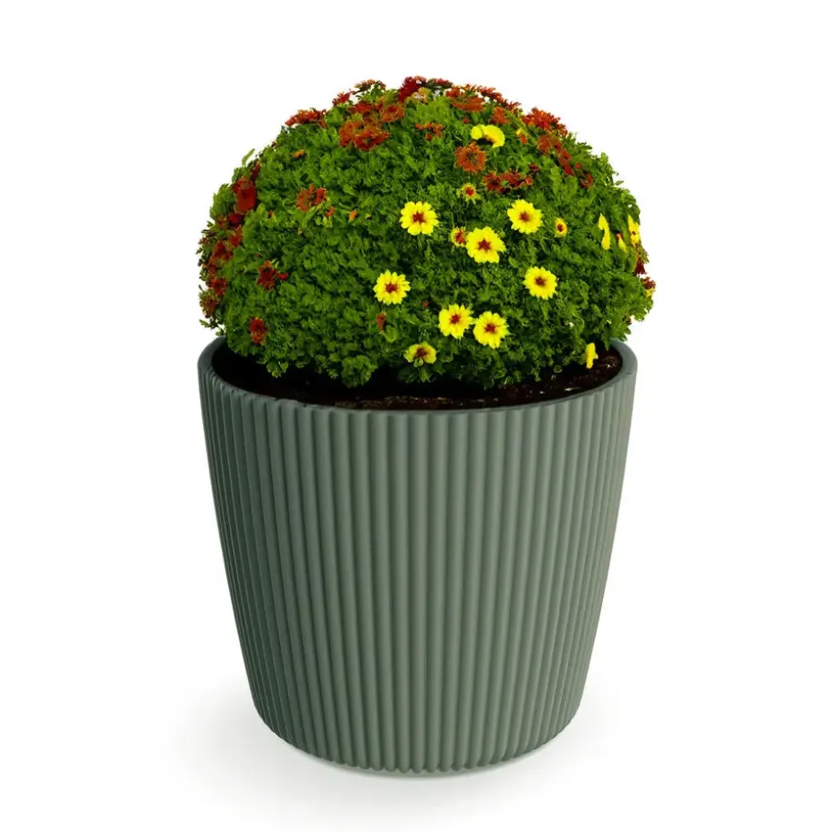 Prosperplast Plantenpot Buckingham - dennen groen - D34 cm
