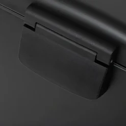 Prullenbak/pedaalemmer - zwart - metaal - 20L - 30 x 30 x 53 cm