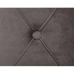 PUEBLO - Poef - Grijs - 40/33 cm - Fluweel